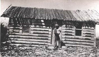 Typical pioneer home