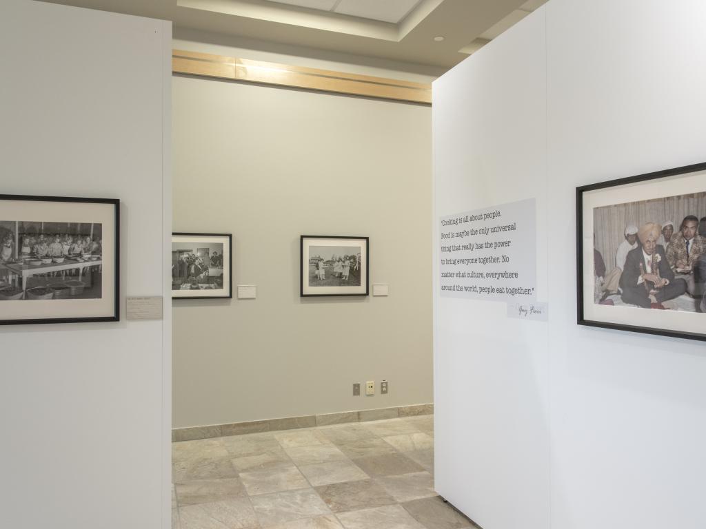 Food and Community exhibit in place in the PAA Gallery