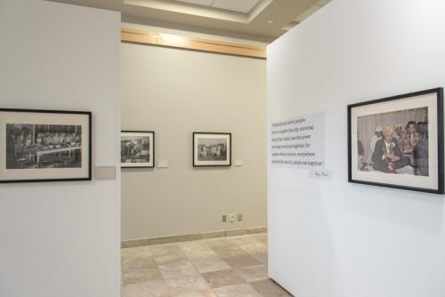 Image of the Food and Community exhibit in the gallery of the PAA