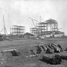 Parliament Building under construction, ca. 1911, Provincial Archives of Alberta, Photo A8142