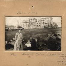 Photograph of the Legislative Building under construction, c. 1910, Provincial Archives of Alberta, PR1971.0193