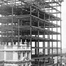 Construction of the McLeod Building, Edmonton, ca. 1913 <BR />Provincial Archives of Alberta Photo A5332 <BR />Photographer unknown