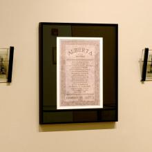 Inauguration Display, Provincial Archives of Alberta