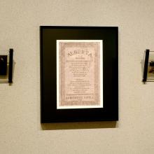 Inauguration Display, Provincial Archives of Alberta