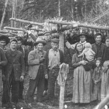 Drying Fish at Fort Chipewyan, PAA Image # A5473