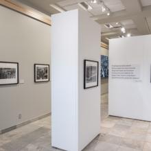 Image of the Food and Community exhibit in place at the Provincial Archives of Alberta