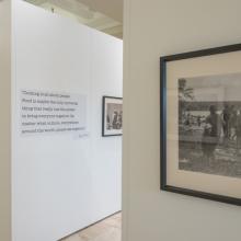 Image of the Food and Community exhibit in place at the Provincial Archives of Alberta