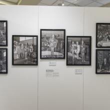 Image of the Prairie Royalty exhibit in place at the Provincial Archives of Alberta
